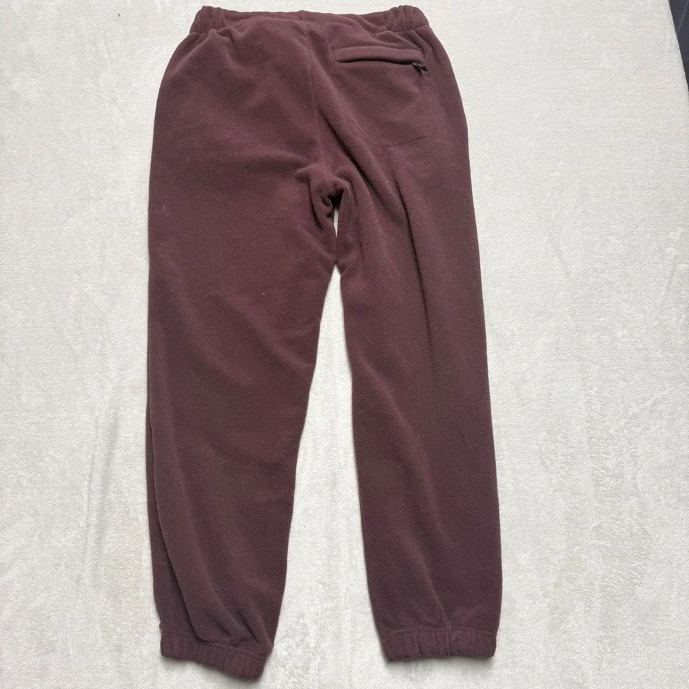 Nike SB Mens Polar Fleece Joggers Burgundy Maroon Belted Pants AQ8037-652 L